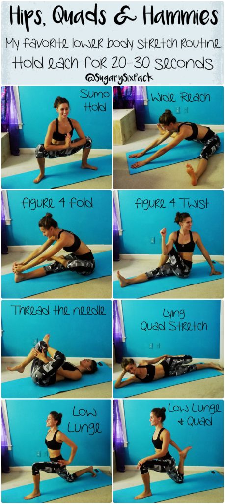 Lower Body Stretch - hips, quads & hammies